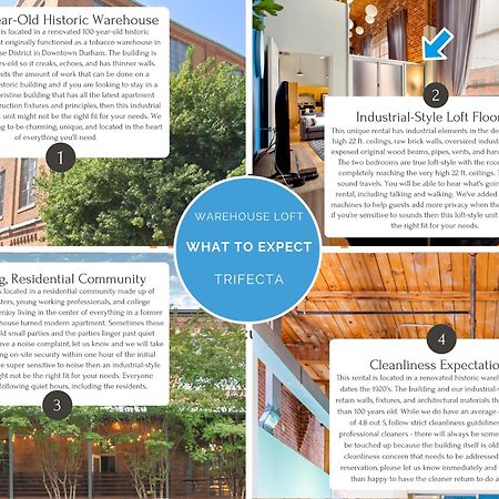 Trifecta Historic Brick 2Br Getaway Superhost Durham Exterior foto